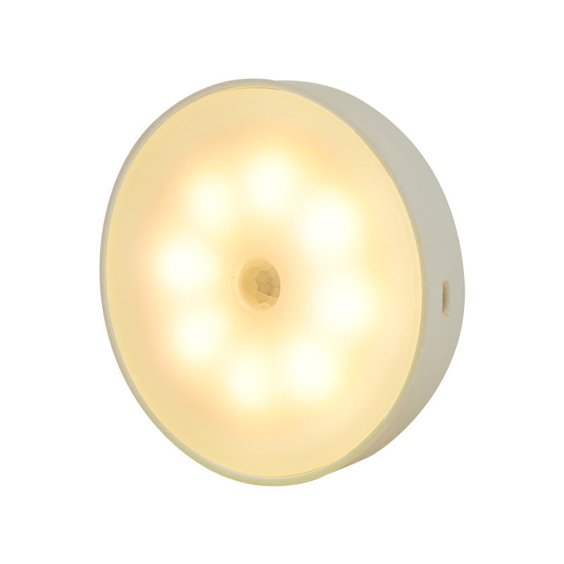 Magnetic motion sensor light, warm light
