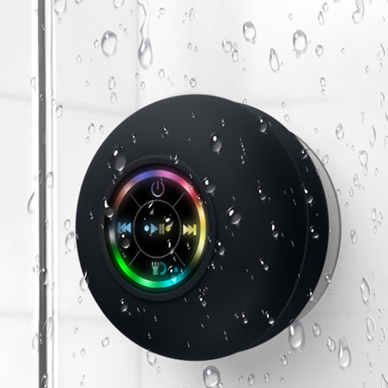 Suction shower speaker, black