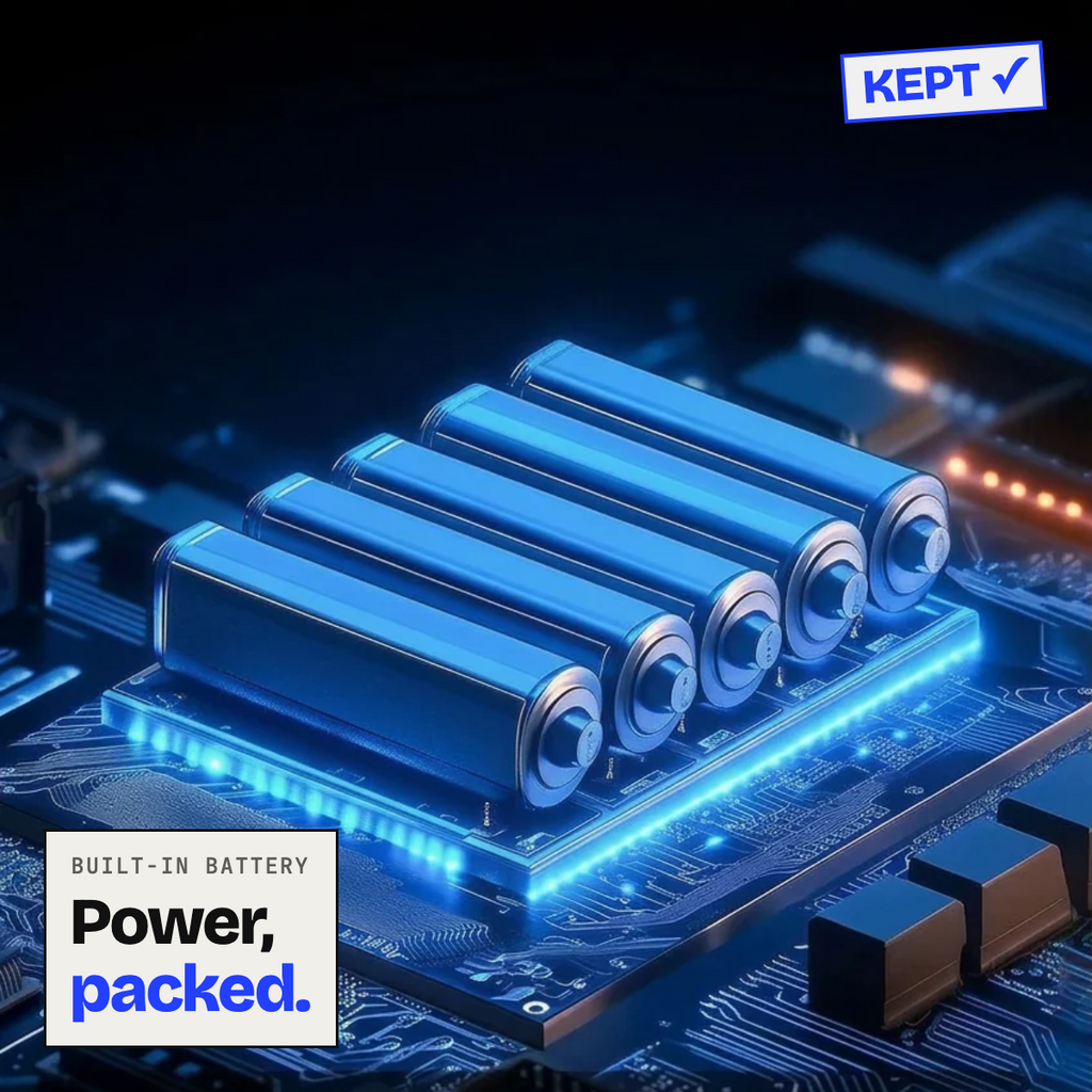 Battery cells inside the jump starter