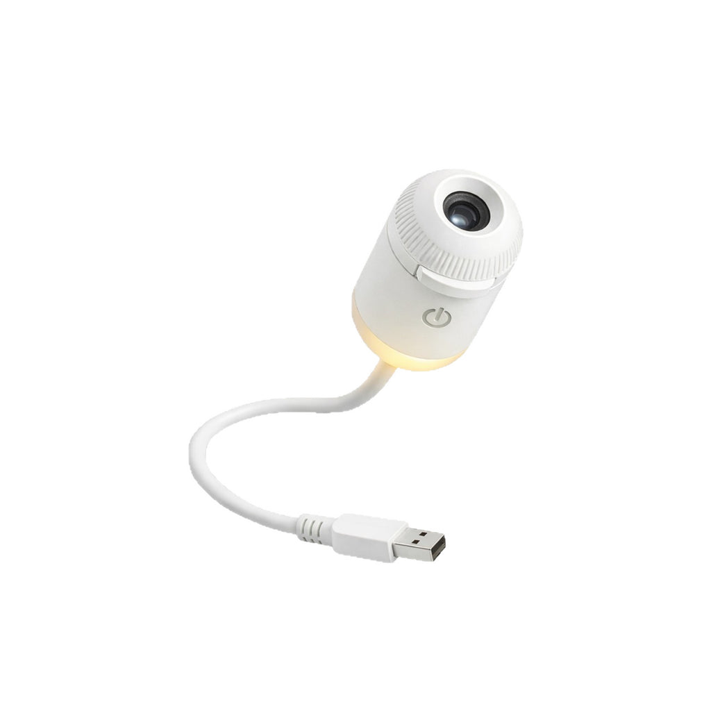 Galaxy projector night light with flexible USB neck